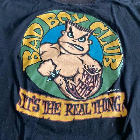 Bad boy club Shirts Vintage Bad Boy Club Double Sided Tshirt Xl